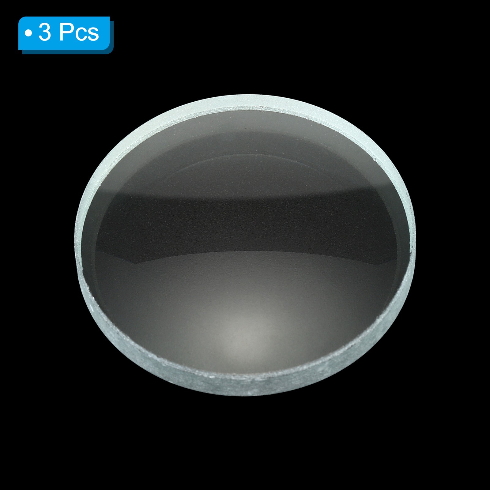 6″ (150mm) Focal Length Double Concave Lens, 3 Pack 50mm Diameter 6mm Height