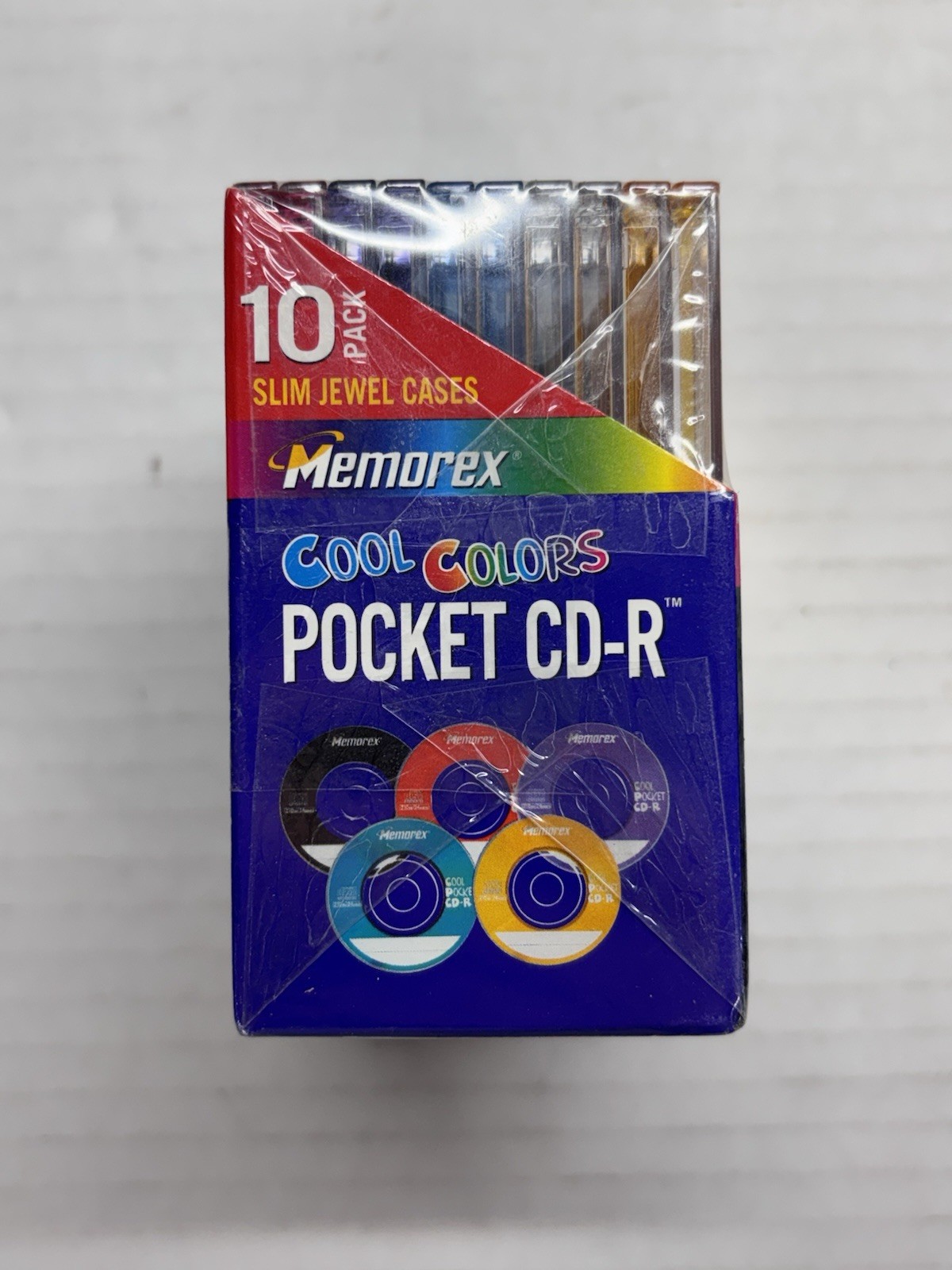 2 sealed Memorex Pocket CD-RW 24x 210 MB 24-min Blank Mini Discs 10 Pack. BONUS