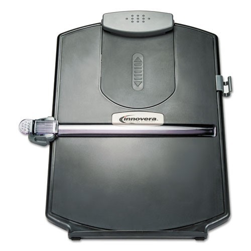 Innovera Desktop Copyholder, Holds Up to 25 Letter Size Sheets, Plastic, Black