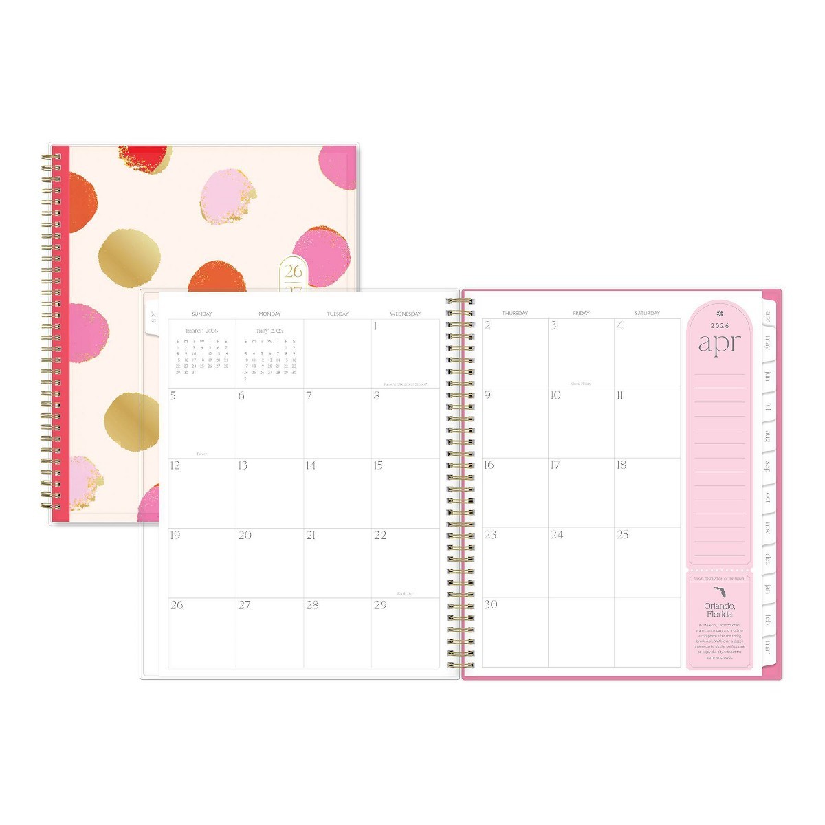 Rhi James for Blue Sky Weekly/Monthly Planner 15 Month Wirebound 8.5″x11″