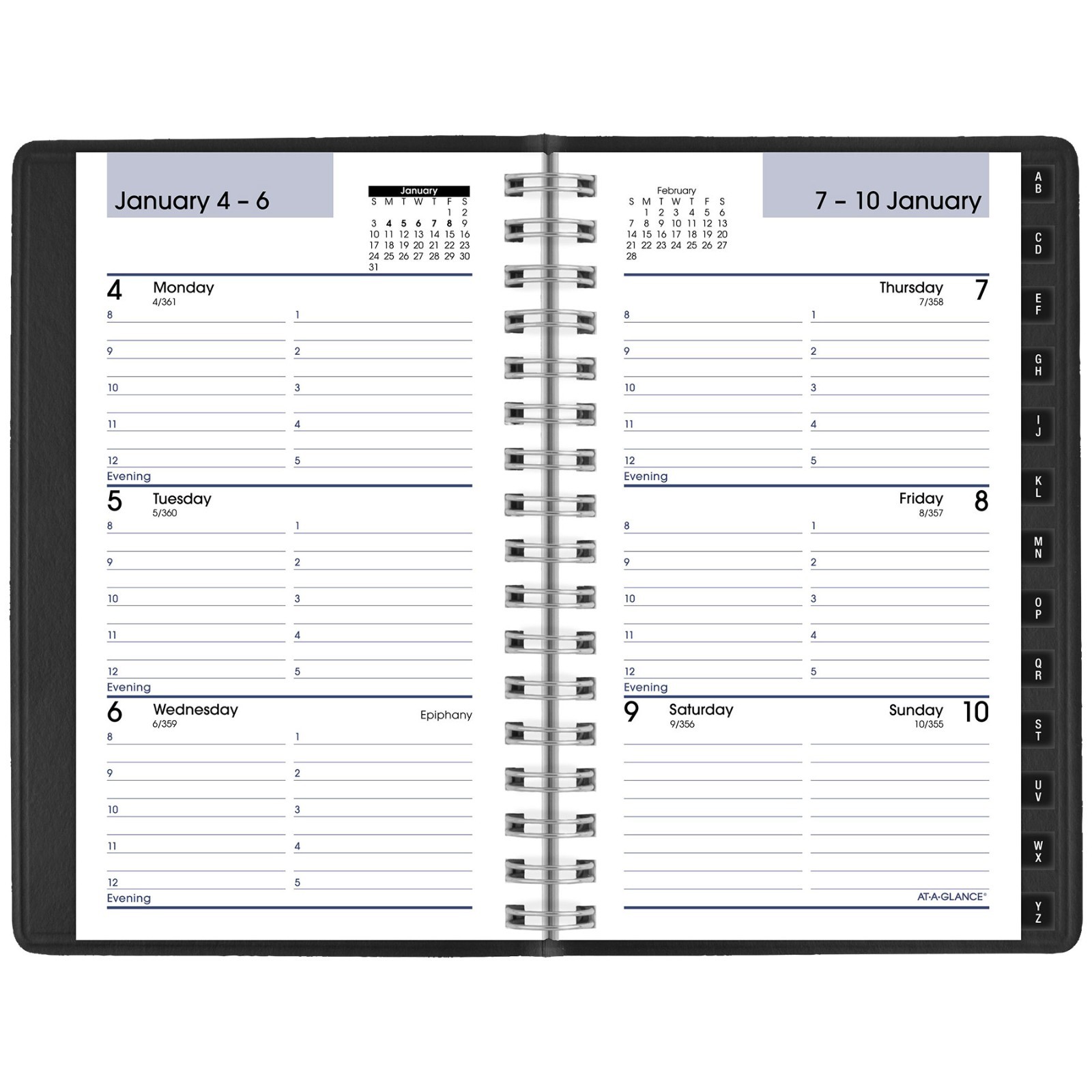2026 At-A-Glance DayMinder G250-00 Weekly Appointment Book, 3-1/2 x 6″