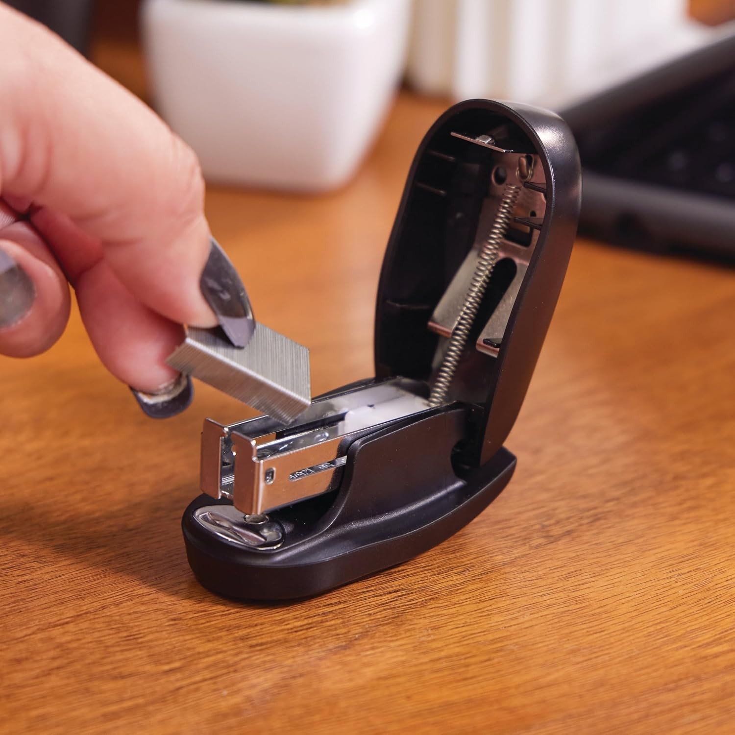 Swingline Tot Mini Stapler 12 Sheet Capacity Jam Free includes 1000 Staples a…