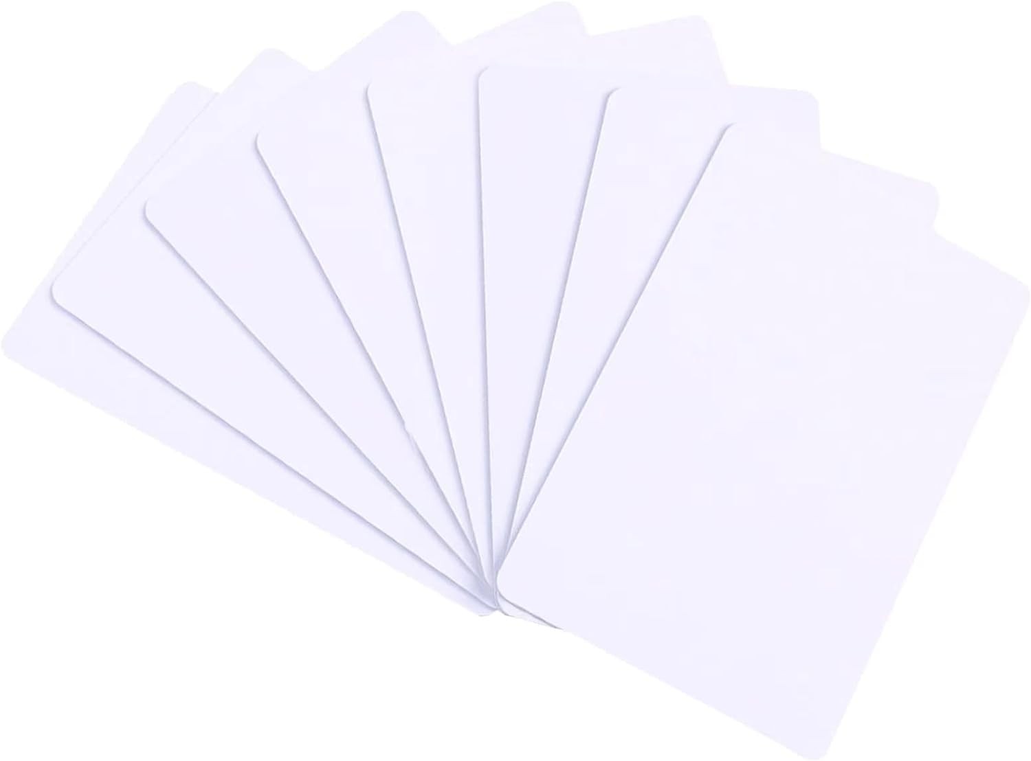 500 Pack – Premium Blank PVC Cards for ID Badge Printers – Premium Quality Wh…