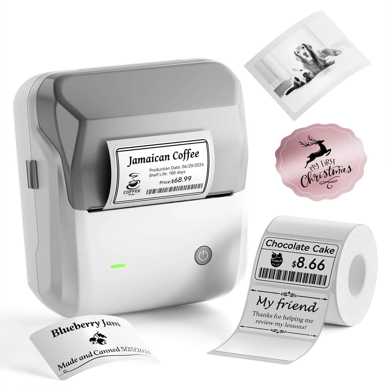 NIIMBOT B31 Label Maker Machine with Tape Portable Bluetooth Thermal Printer