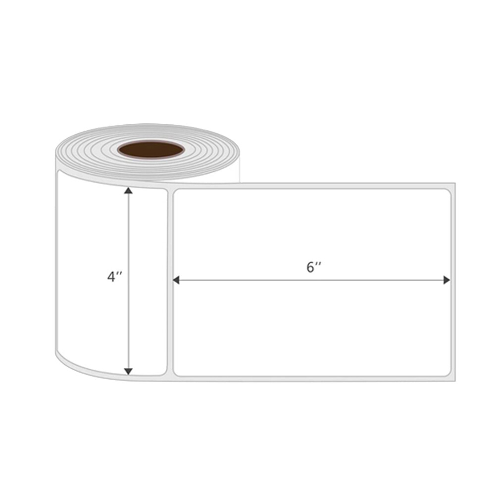 4″ x 6″ Direct Thermal Shipping Labels for Zebra Printers 450 Labels Per Roll US