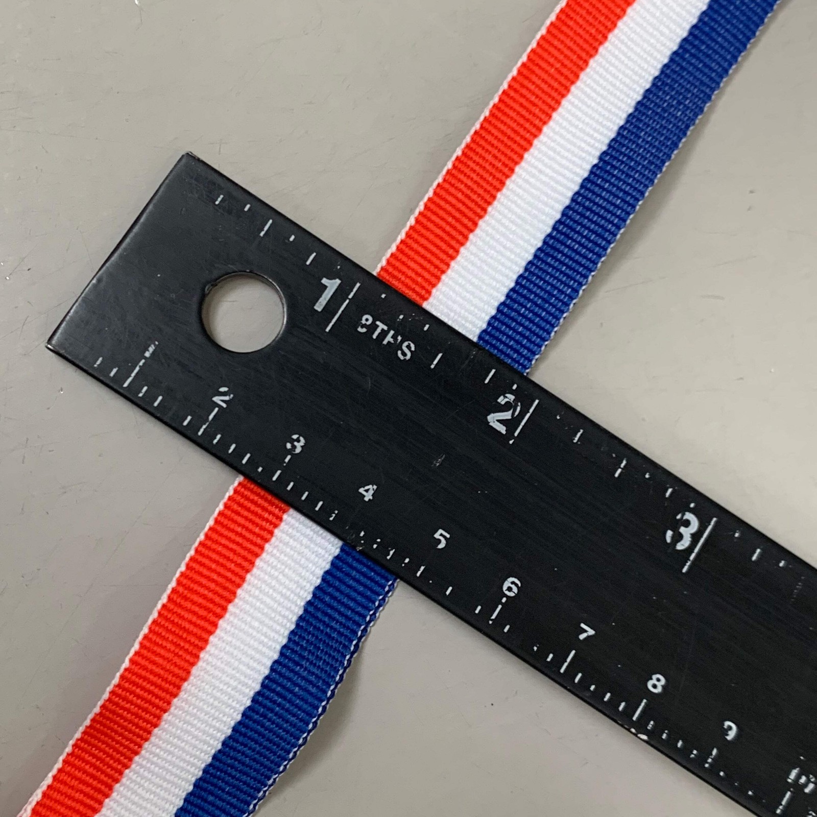 (100 PACK) Lanyard Red White Blue 17″ Gold Hook