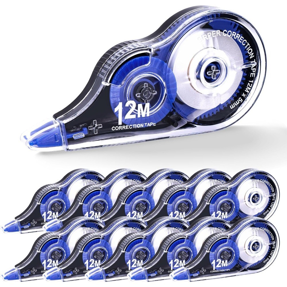 Easy to Use Correction Tape 10 Pack with Applicator for Instant Corrections 39