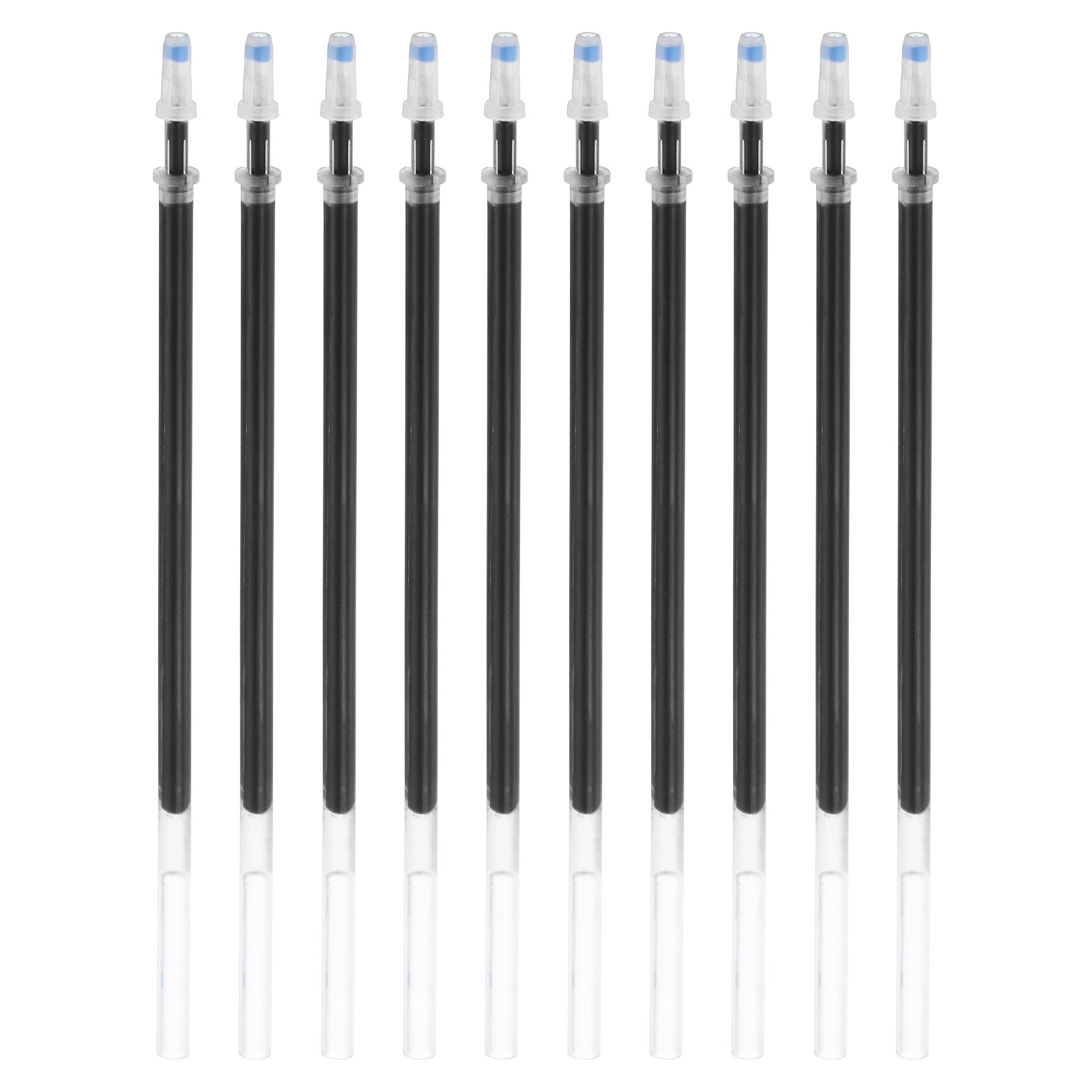 50Pcs 130mm Gel Ink Pen Refills 0.5mm Needle Tip Black Ink Ballpoint Black