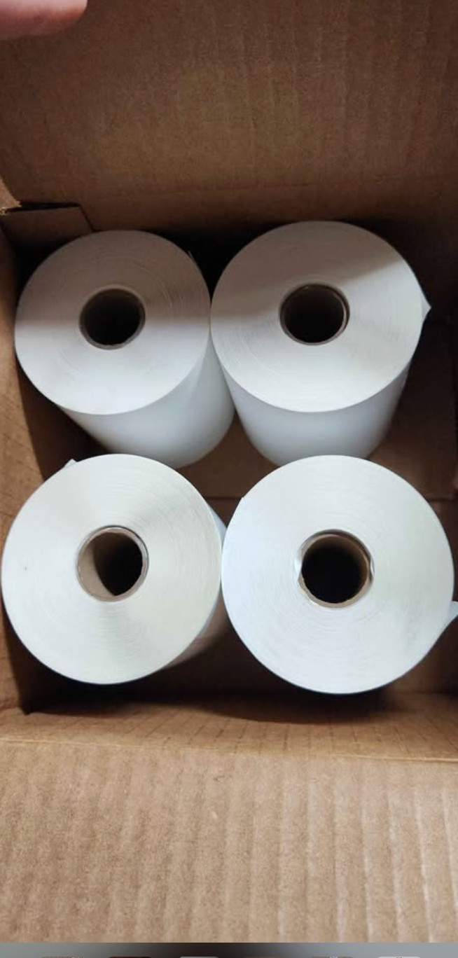4″ x 6″ Thermal Transfer Labels (Ribbon Required) – 250 labels per roll