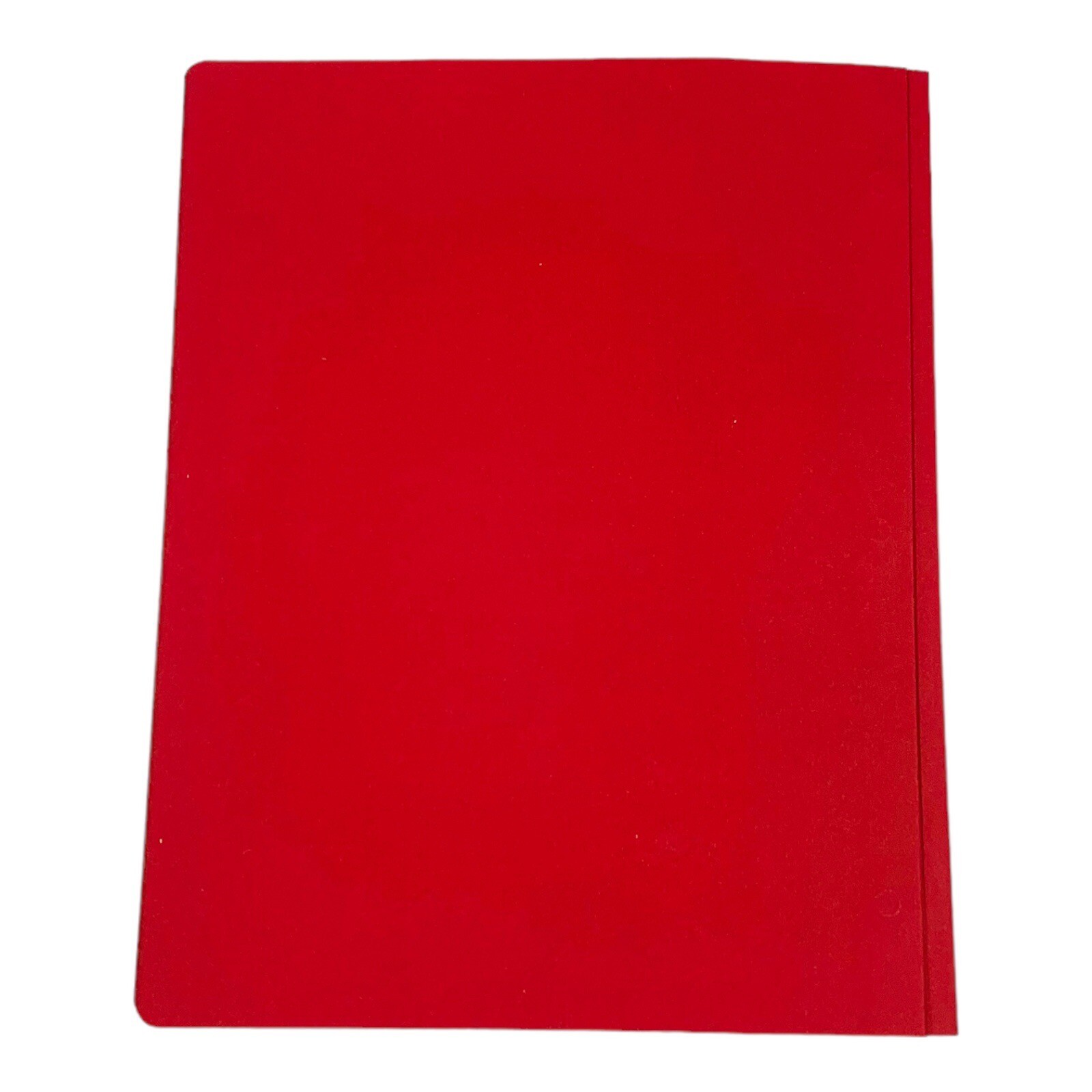 25 Count Oxford Clear Front Red Report Covers Letter Size 3 Prong Tang Fastener