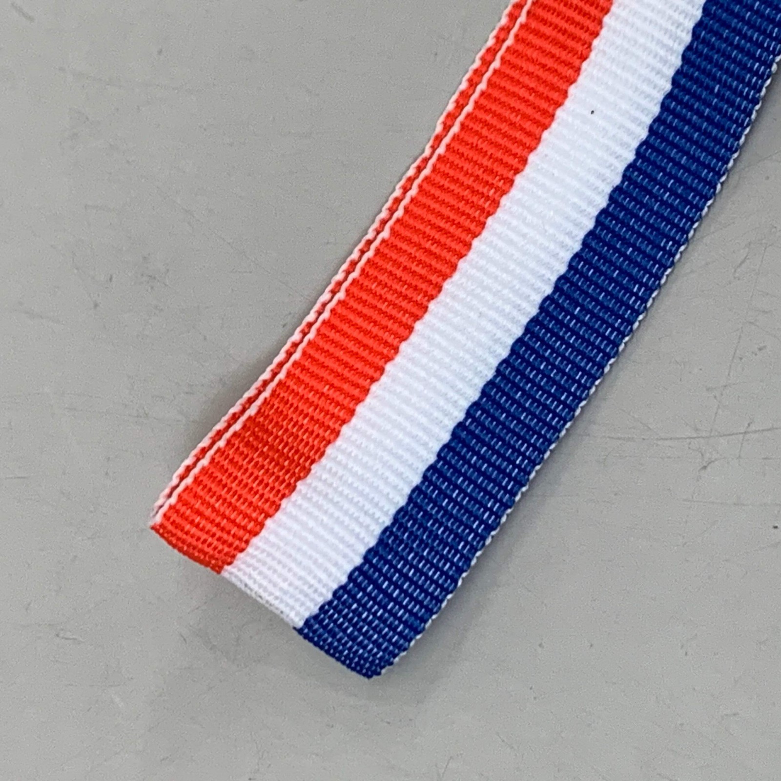 (100 PACK) Lanyard Red White Blue 17″ Gold Hook