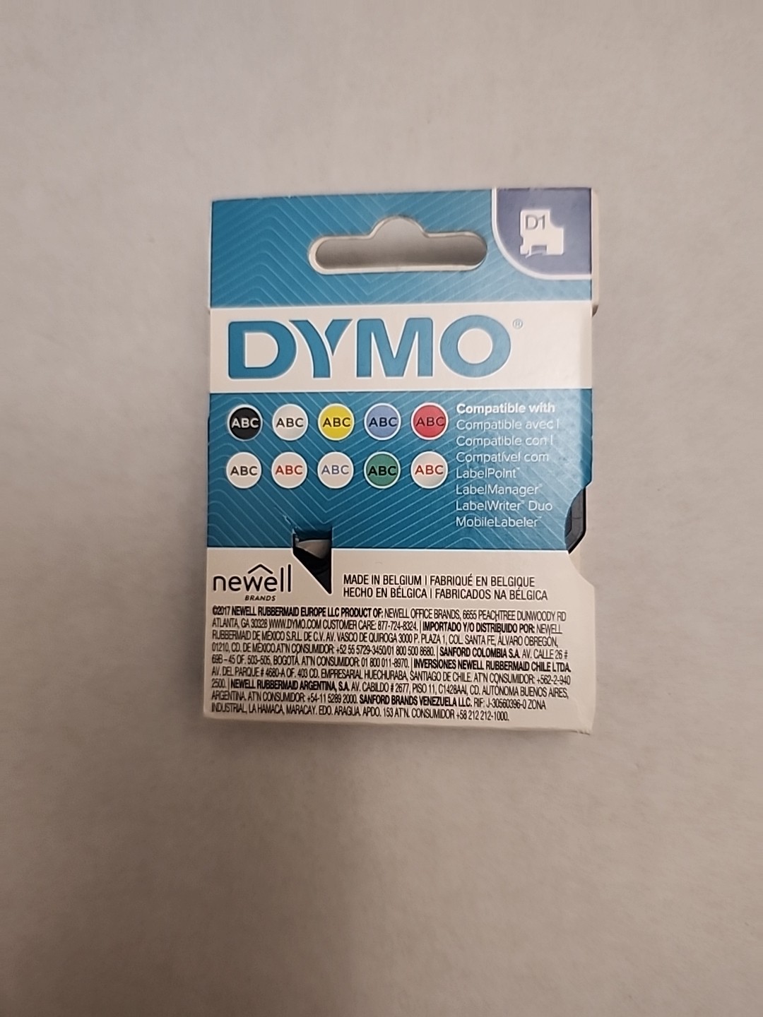 DYMO D1 High-Performance Polyester Removable Label Tape, 1/2″ x 23 ft, Yellow