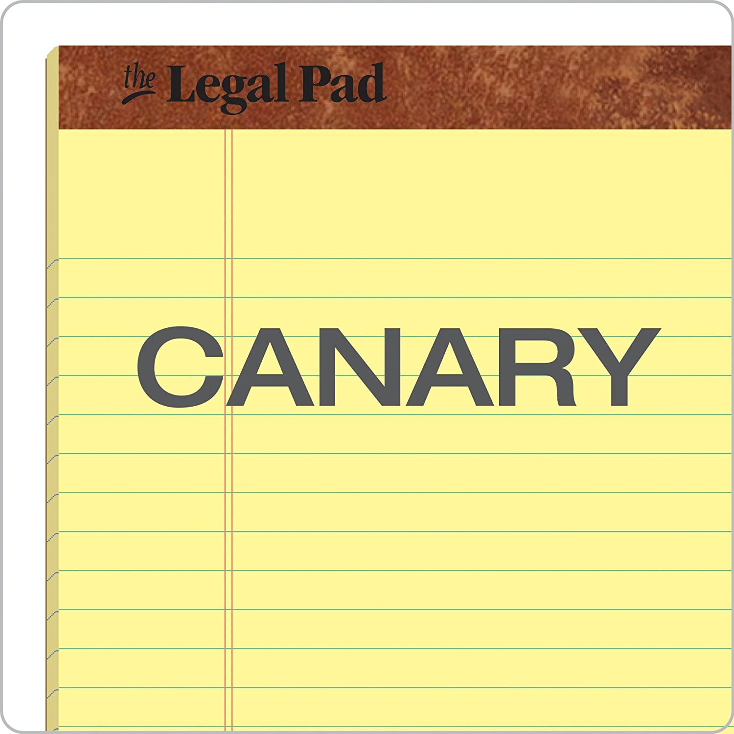 8.5 X 11.75 Legal Pads, 12 Pack, the Legal Pad Brand, Wide Ruled, Yellow Paper,