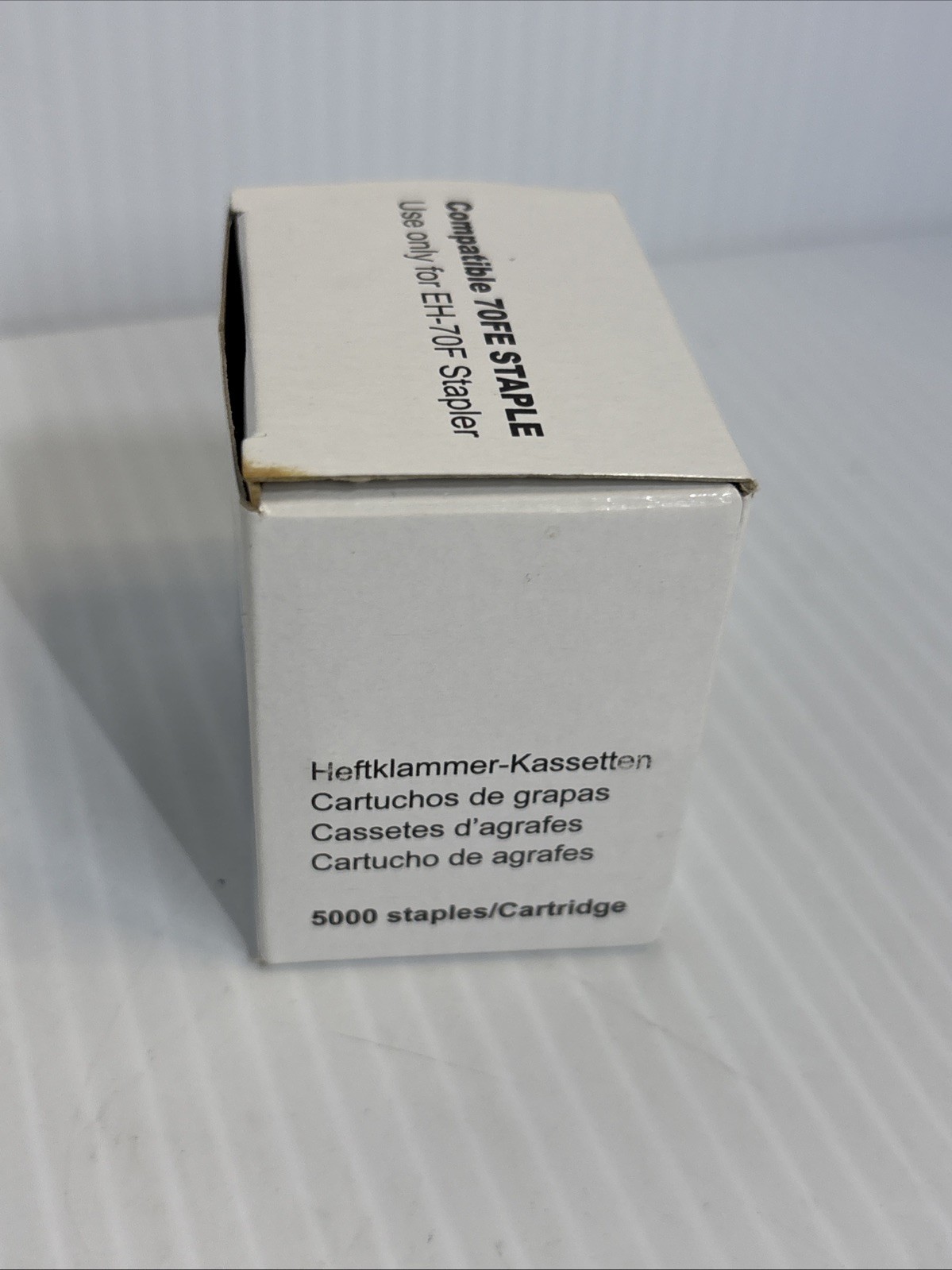 NO70FE Staple Cartridge for EH-70F Flat-Clinch Electric Stapler, 5,000/Box (600)