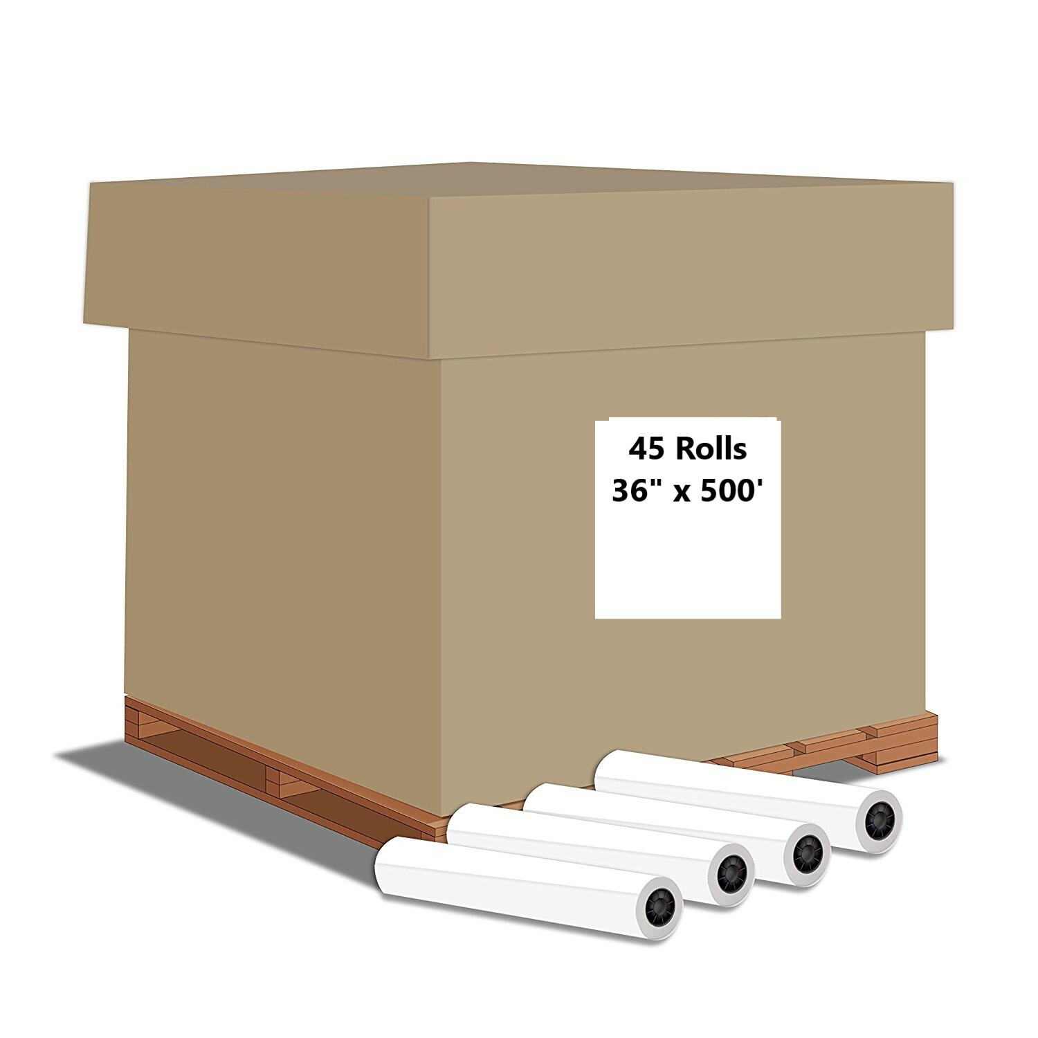Alliance Wide Format Paper 36″x500’x3″ Bond Engineering 20lb. 92 Bright, 45 Rls