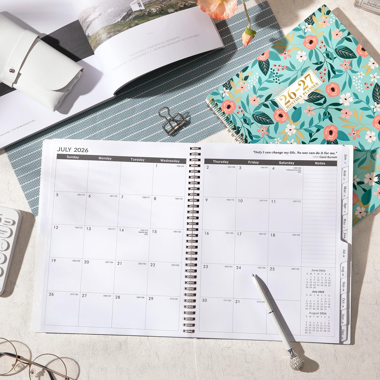 2026-2027 Monthly Planner/Calendar – JAN 2026 to DEC 2027, 2 Year Planner With