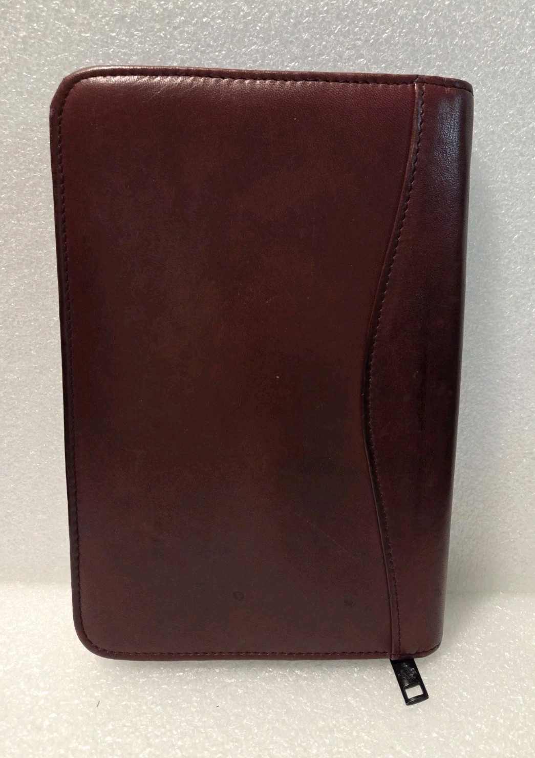 Scully Unisex Brown Leather Zip Organizer Cover 9.5″ x 6.5″