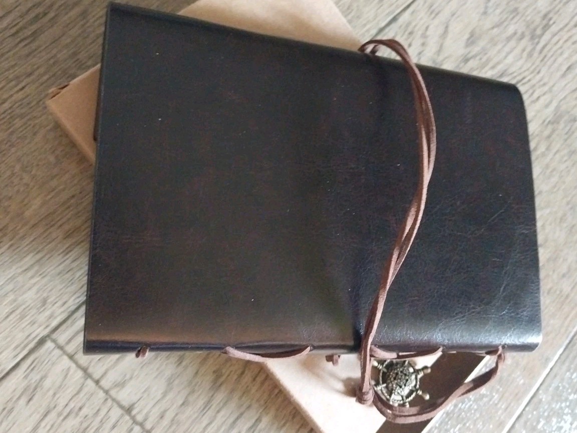 Classic Retro Leather Journal Travel Notepad Notebook Blank Diary Brown
