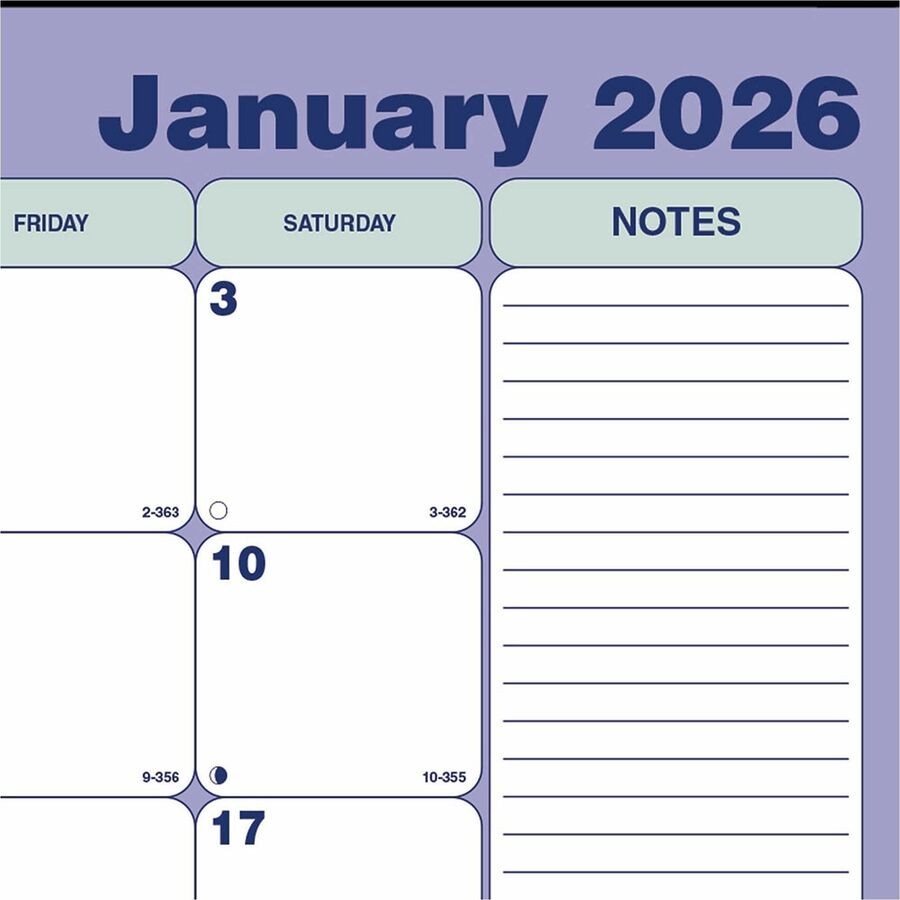 Blueline Monthly Desk Pad Calendar, 21-1/4″ x 16″ , English (c181731)