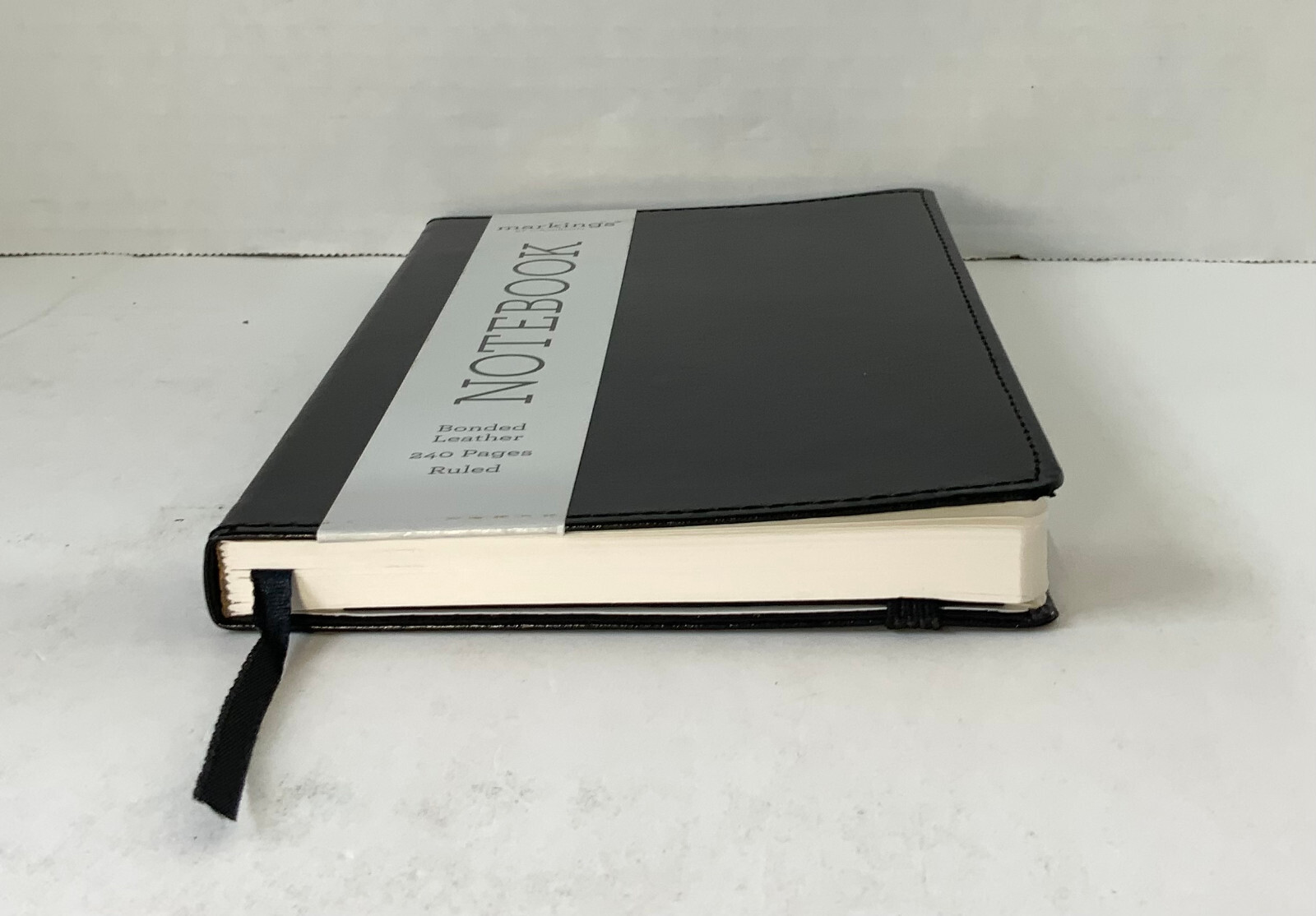 Markings by CR Gibson Notebook, Bonded Leather, 240 Pages Ruled, 5 1/4″ x 8 1/4″