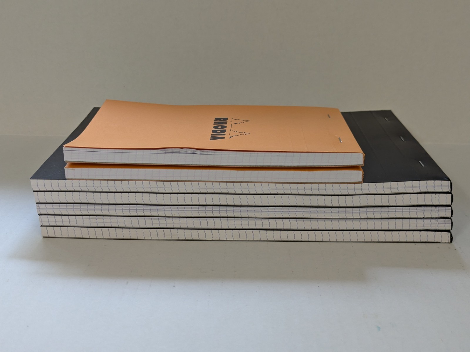 Rhodia A4 (8.3X11.7in) & A5 (5.8X8.3in) 5x5mm 80-Sheet Graph Paper Pads (7 ttl)