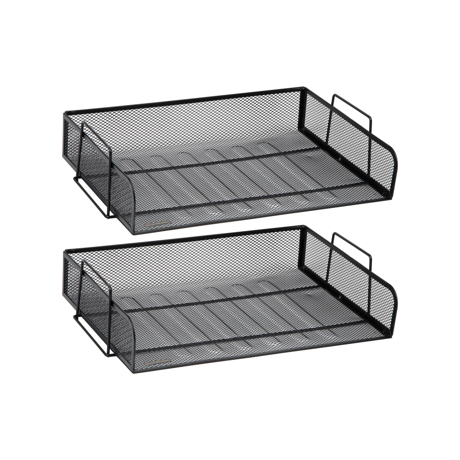 Mind Reader Stackable Paper Tray, Desktop 13.3″ x 9.8″ x 2.8″, Black