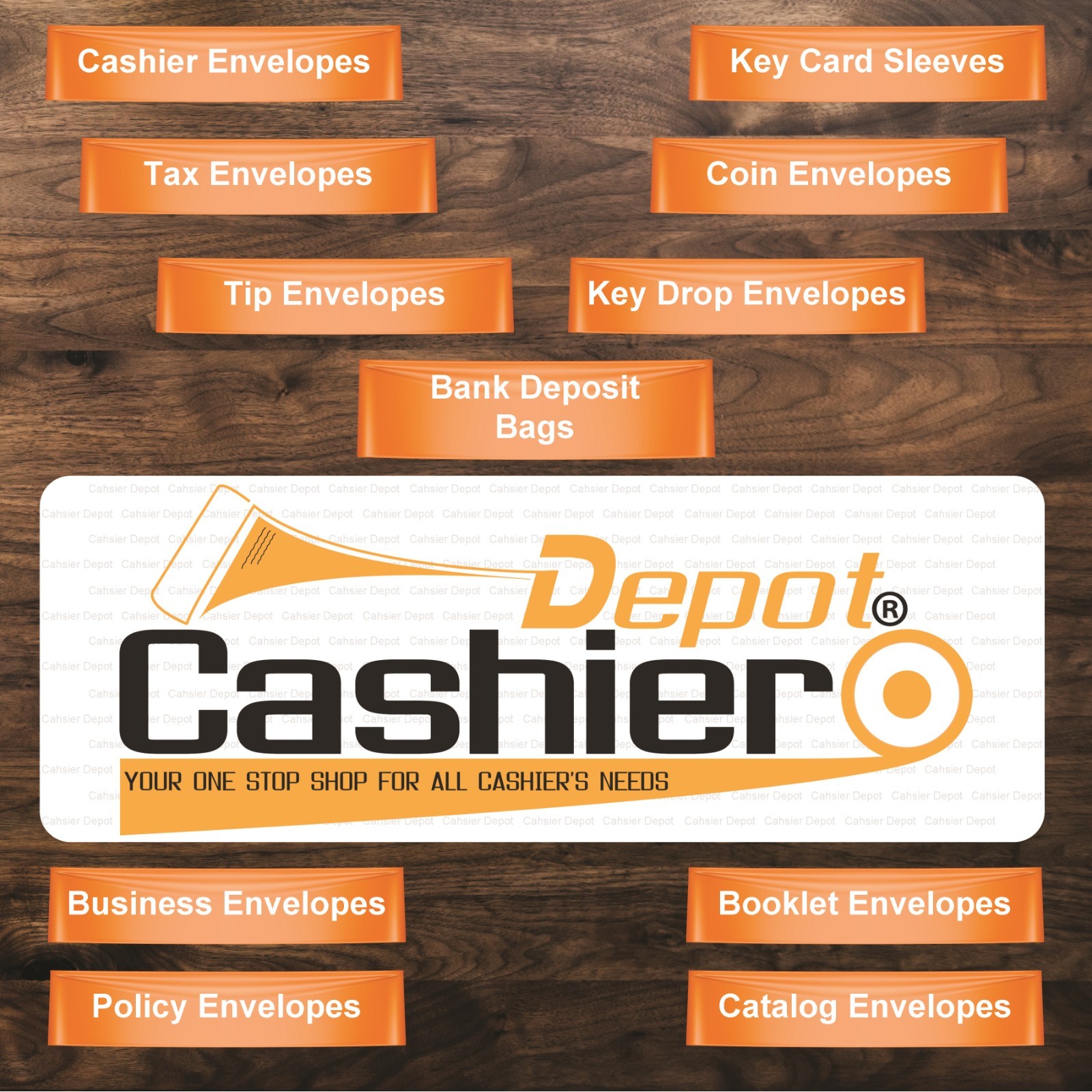 Cashier Depot 9″ x 12″ Booklet Envelopes, Sturdy 28lb. White, Gum Flap, 500/Box