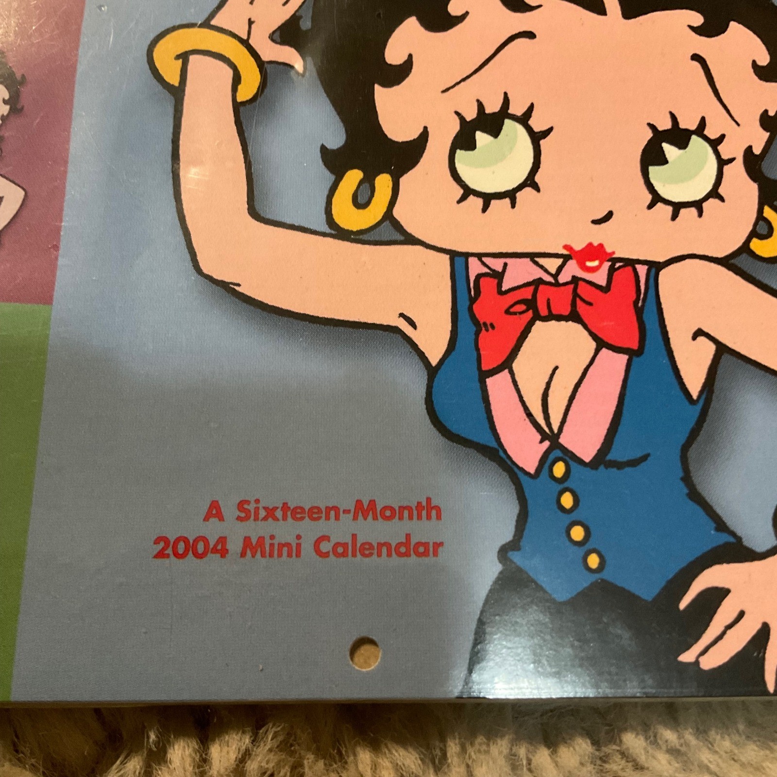 Vintage 2004 16 Month Betty Boop Mini Calendar Collectible New Sealed
