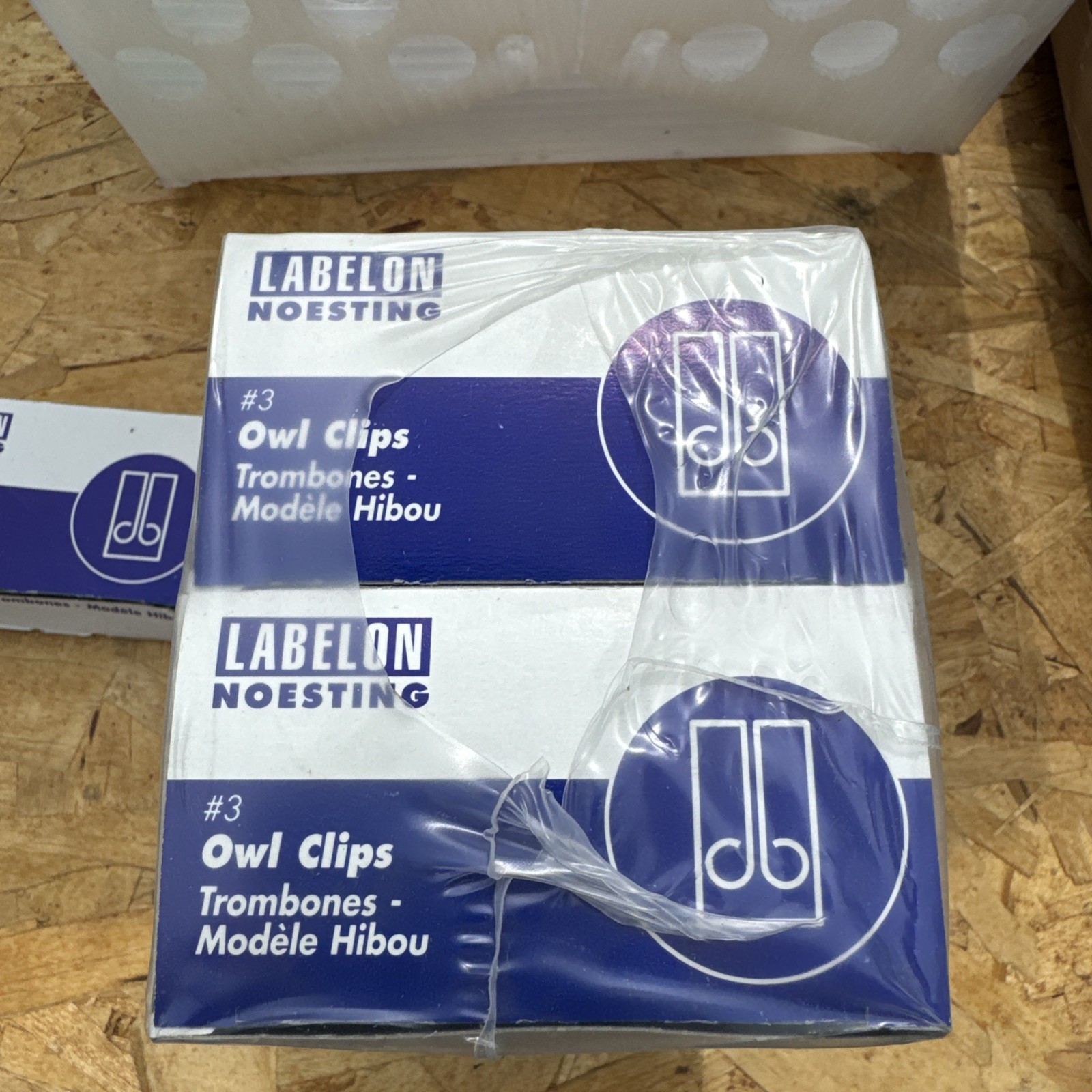 Labeling No3 Owl Paper Clips Square Shaped Clip Chromed Finish 10 Boxes Of 100