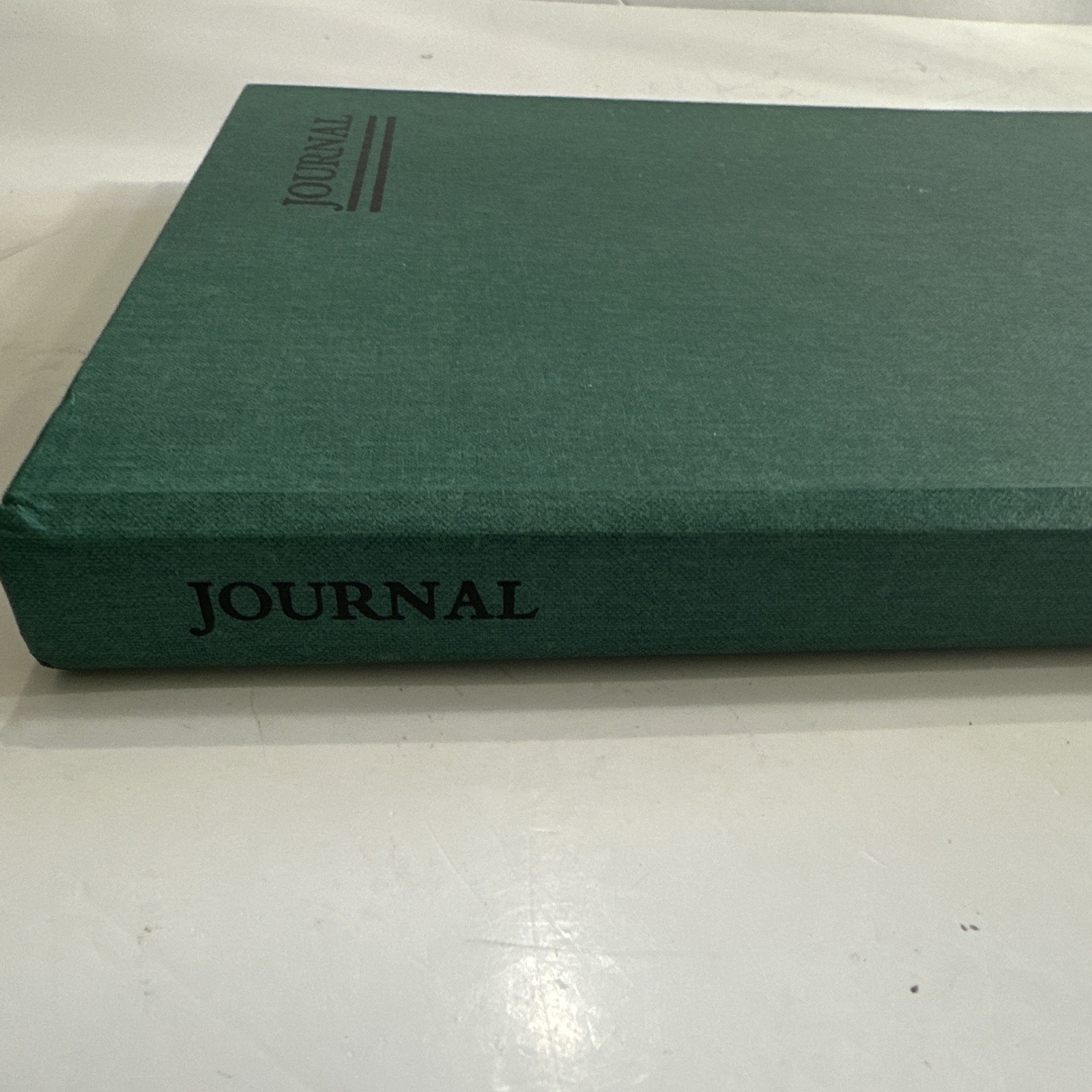 National 56-132 Green Cloth Hardcover Journal Record Book, Numbered Pages
