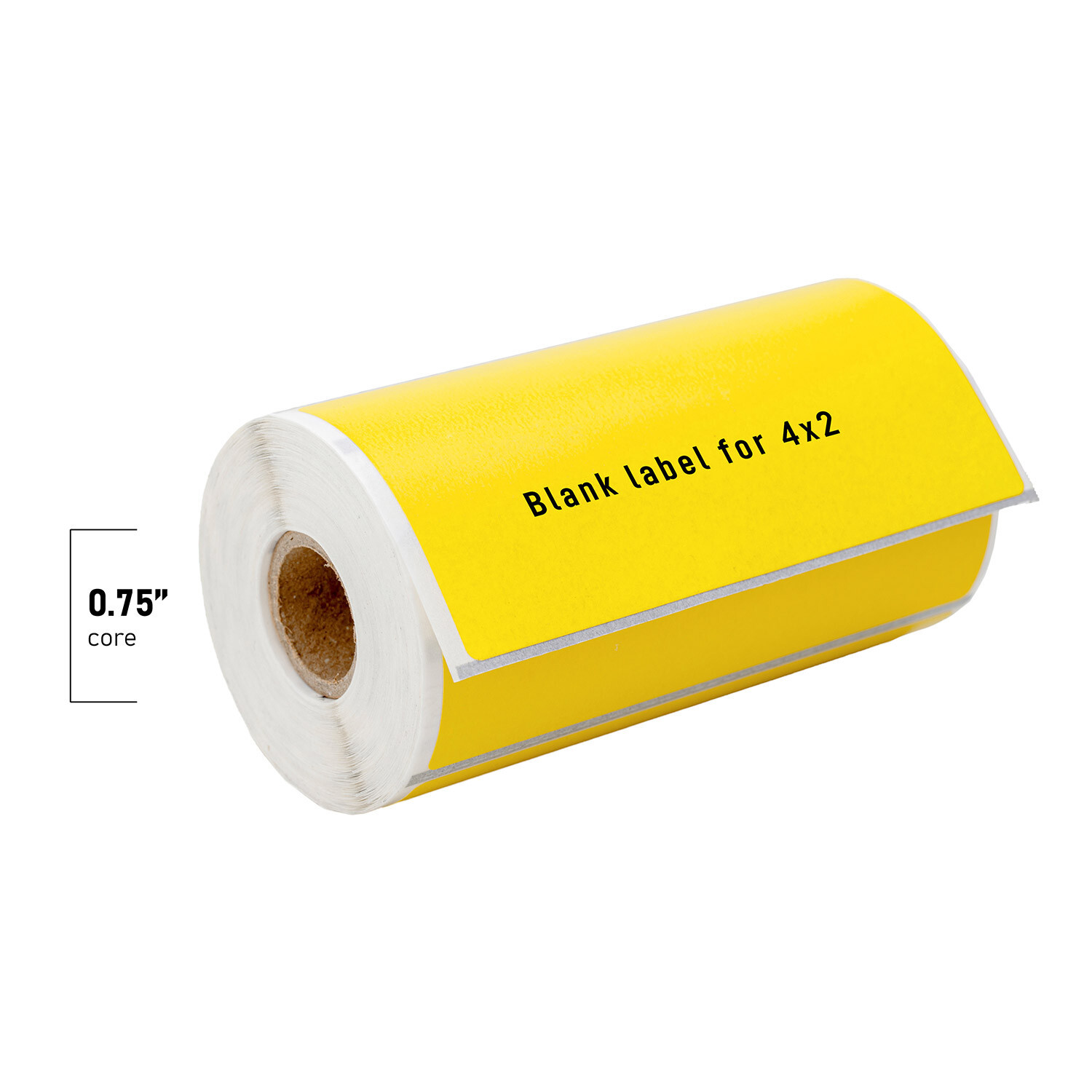 4″x2″ Direct Thermal YELLOW Labels Mobile, 0.75″ Core 300 labels per 1 Roll