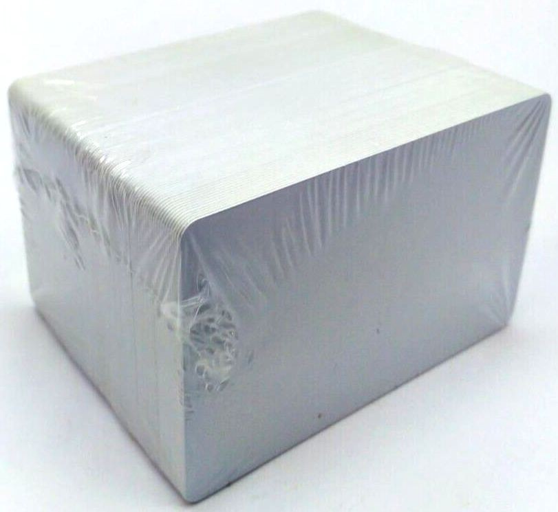 Clear PVC 14 mil CR80 ID Card Protective Overlay with Adhesive Back – 500 Pcs