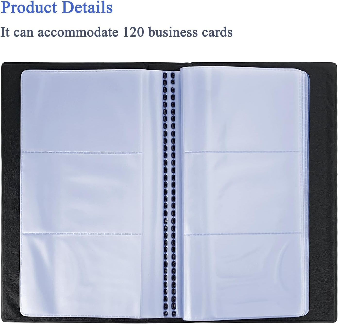 Business Card Organizer Business Card Holder Book, Portable Business Card Binder