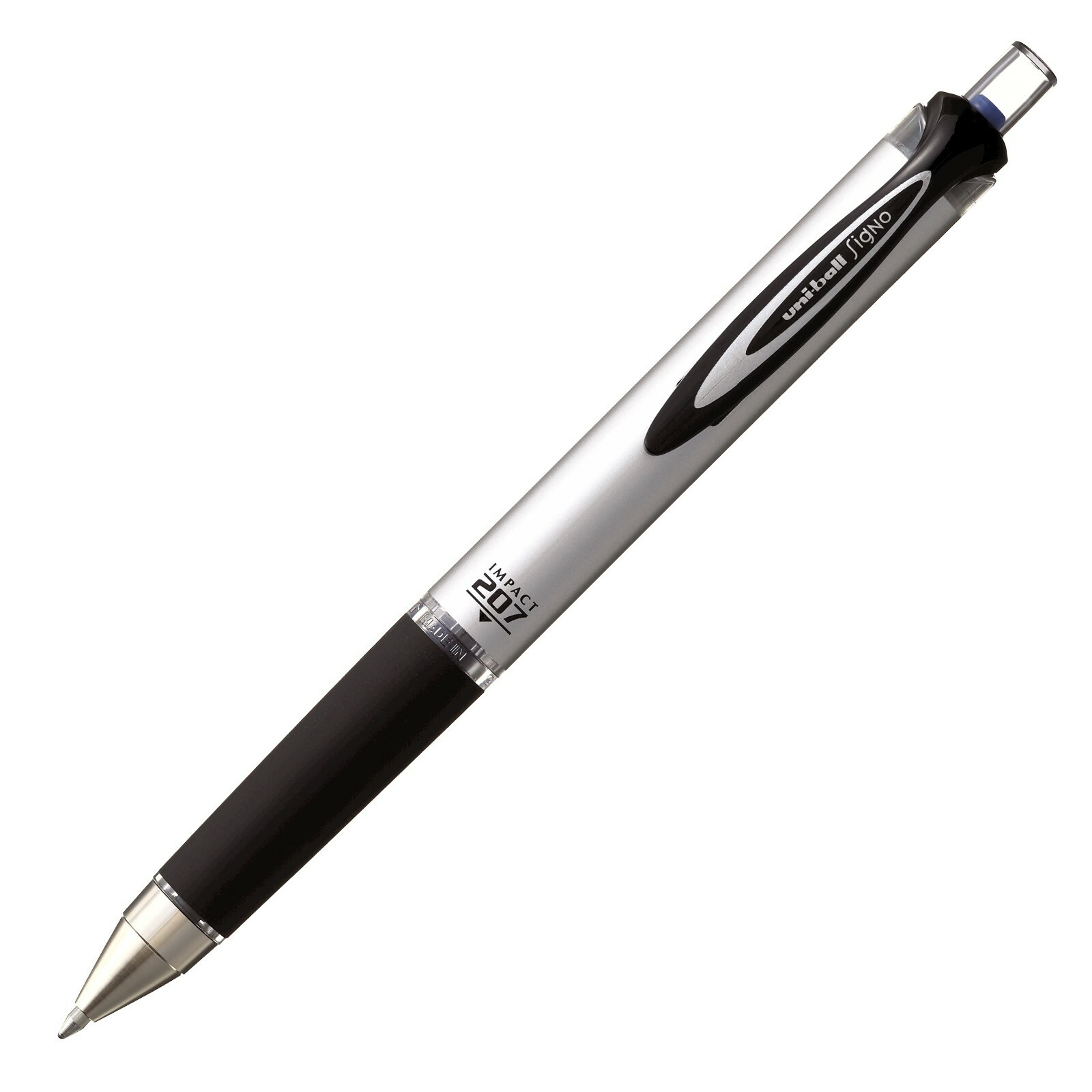 65871 Uni-Ball Signo Gel 207 Impact RT Pen, Bold 1.0mm, Blue Ink, Pack of 2