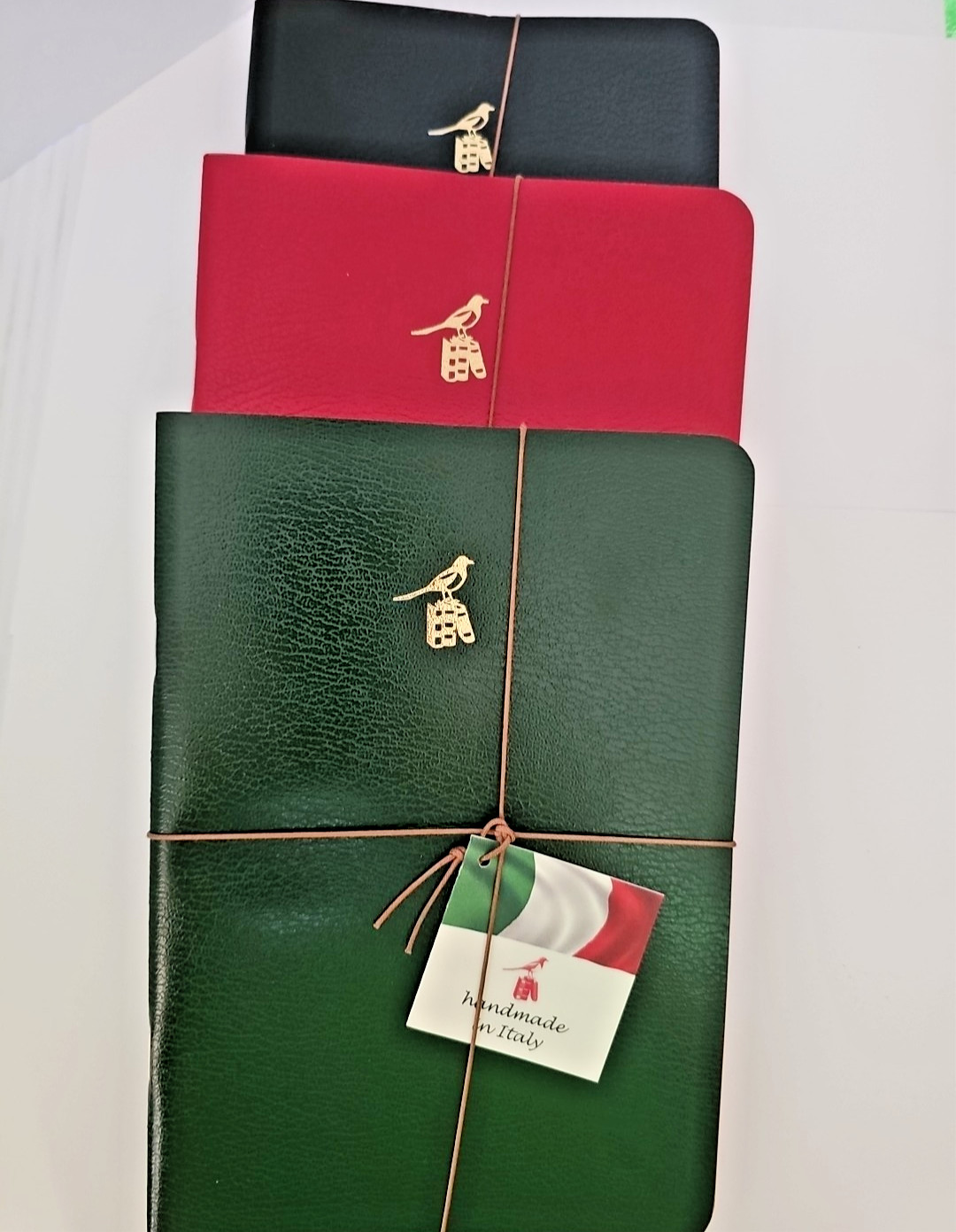 Bieffe 3 Journal Notebooks Handmade in Italy 5.5″ x 8″ NWT ~ CHOOSE COLOR