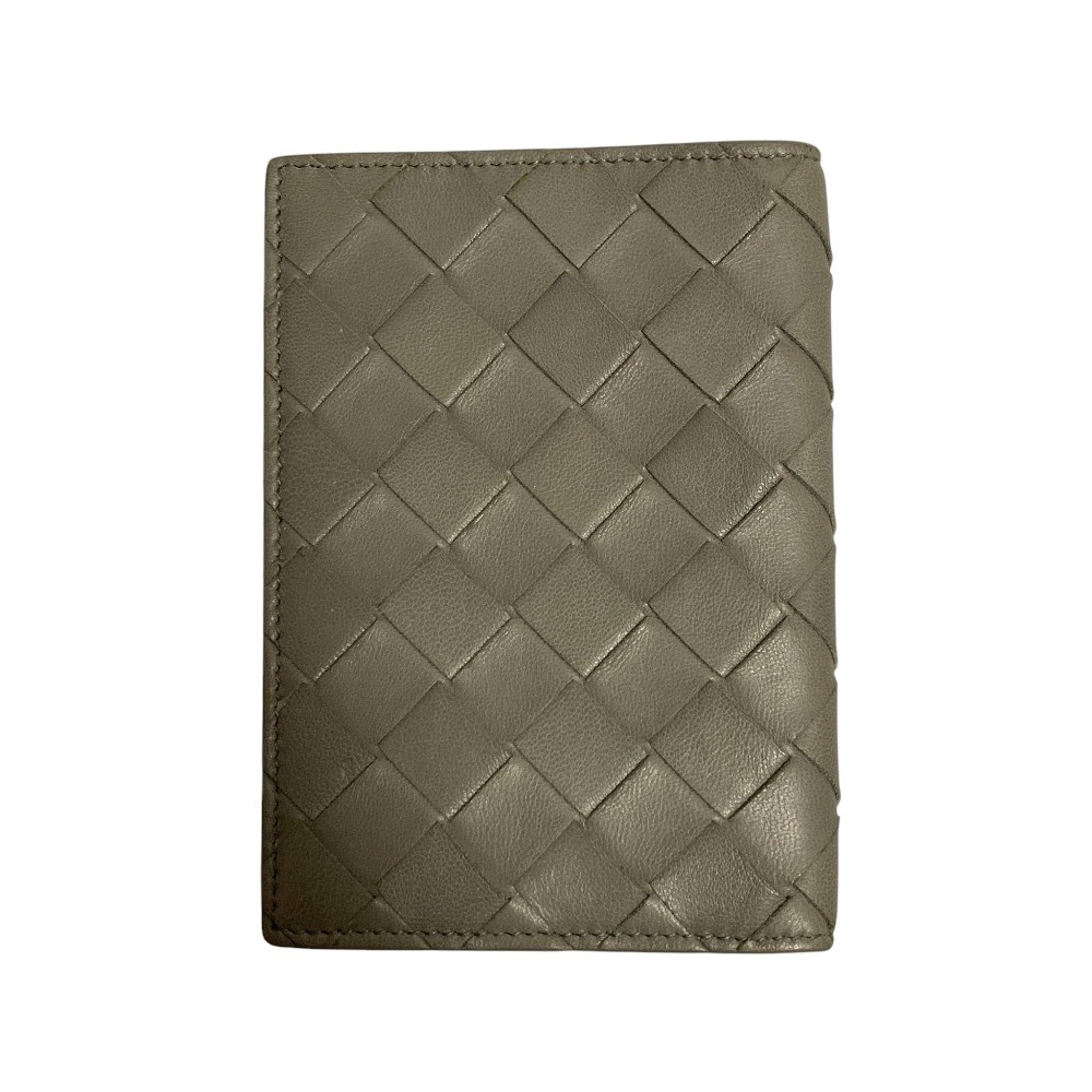 BOTTEGA VENETA INTRECCIATO Planner Cover, Gray Unisex Women USED