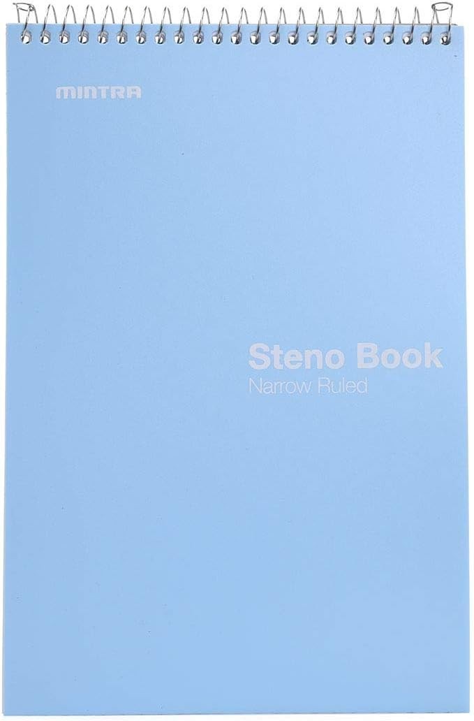 Top-Spiral Steno Journals, 8 Pack, Various Colors