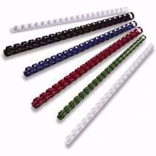 Plastic Binding Combs YOU PICK SIZE COLOR NEW! Spiral bind Black Yellow Red