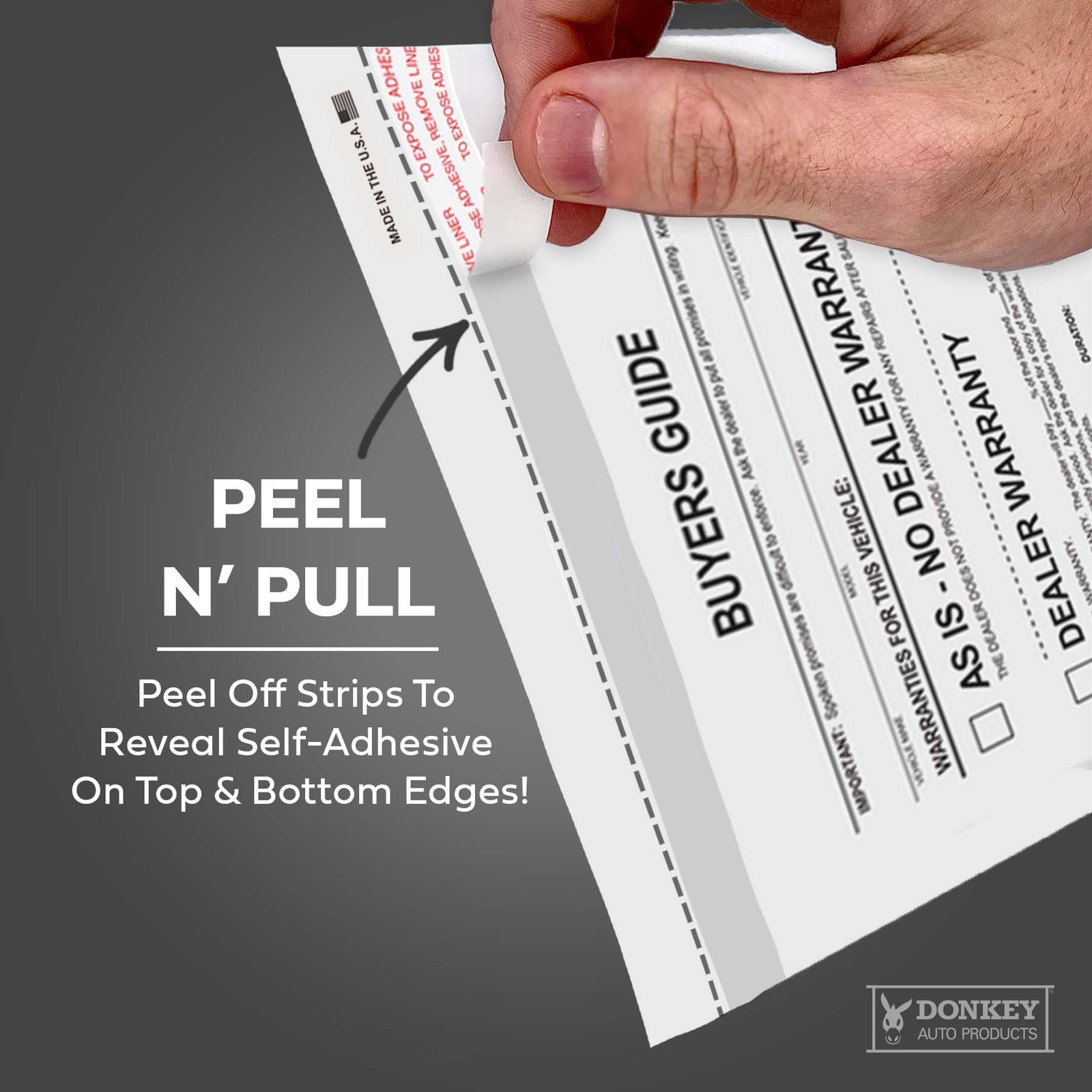 2 Part Buyers Guide Form – Adhesive Tape – English – As is – (100 per Pack) (…