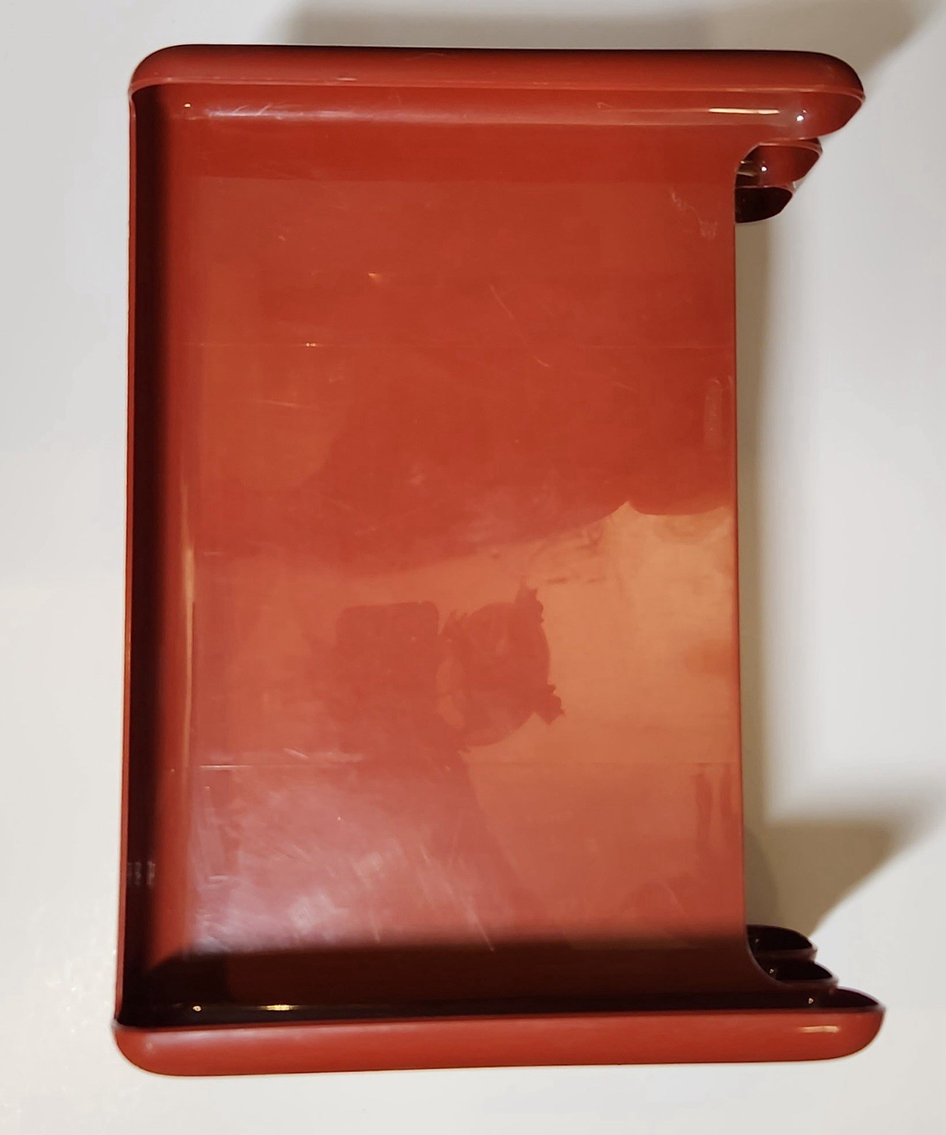 Vintage 1982 Eldon Office Products 3 Tier Desk Organizer Stack Tray Orange Brown