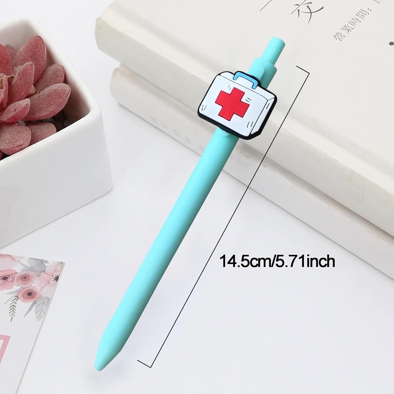 Cute Nurse Pens Funny Nurse Accessories for Work Aesthetic Gel Pen Black Ink …