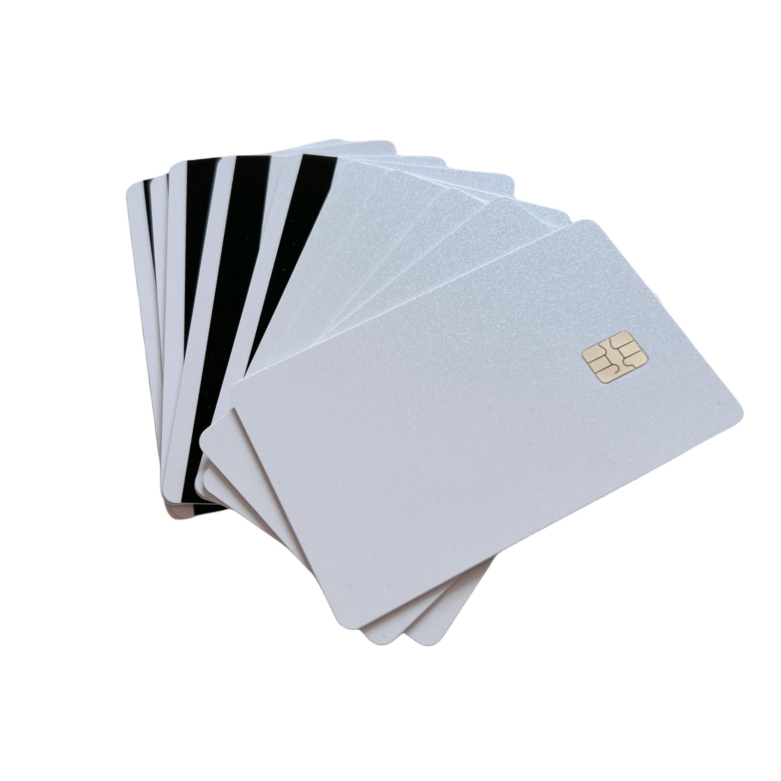 Customized SLE4442 Chip Pearl White Background Smart Contact IC Cards (NOT No…