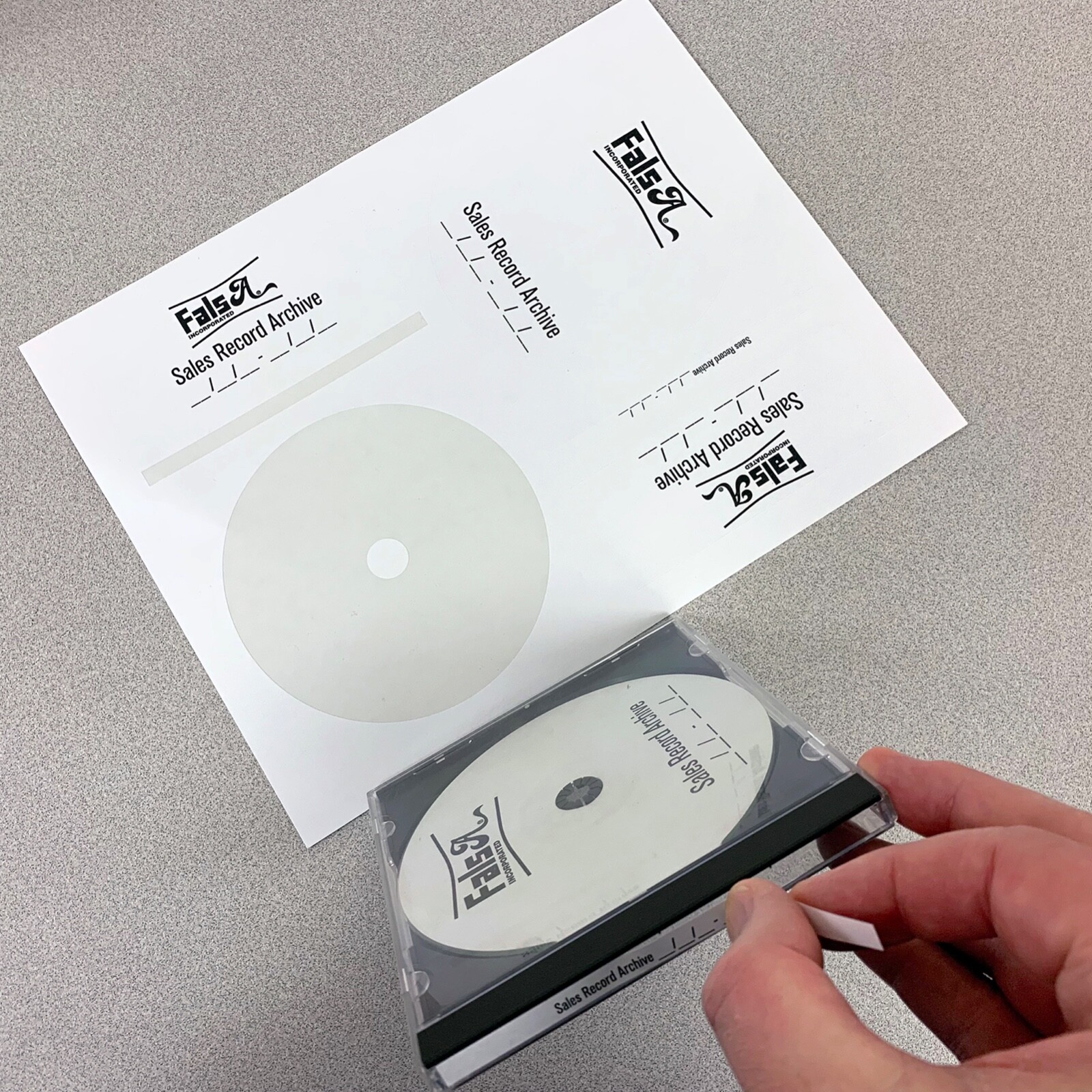 200 CD DVD Laser and Ink Jet Labels -Full Face Memorex Size! 100 Sheets!