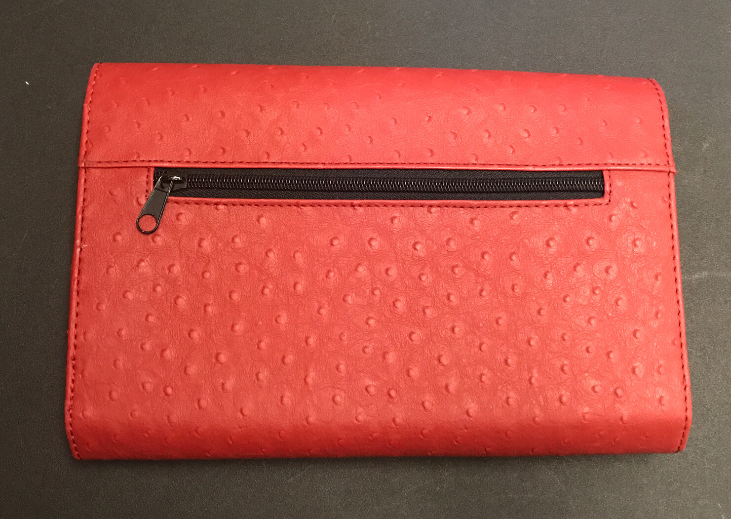 Better Office Products Pocket Expanding File Red Purse Bag 10.5”