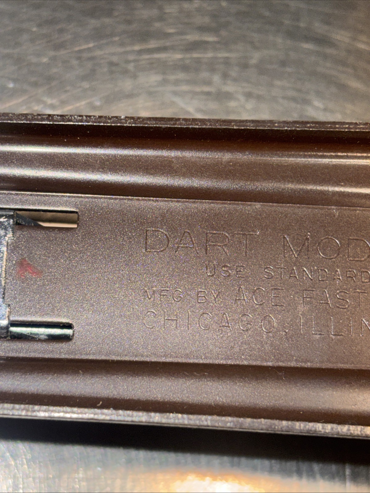 Vintage Ace Fastener – Dart Model 450 Standard Stapler, Brown- WORKS a1
