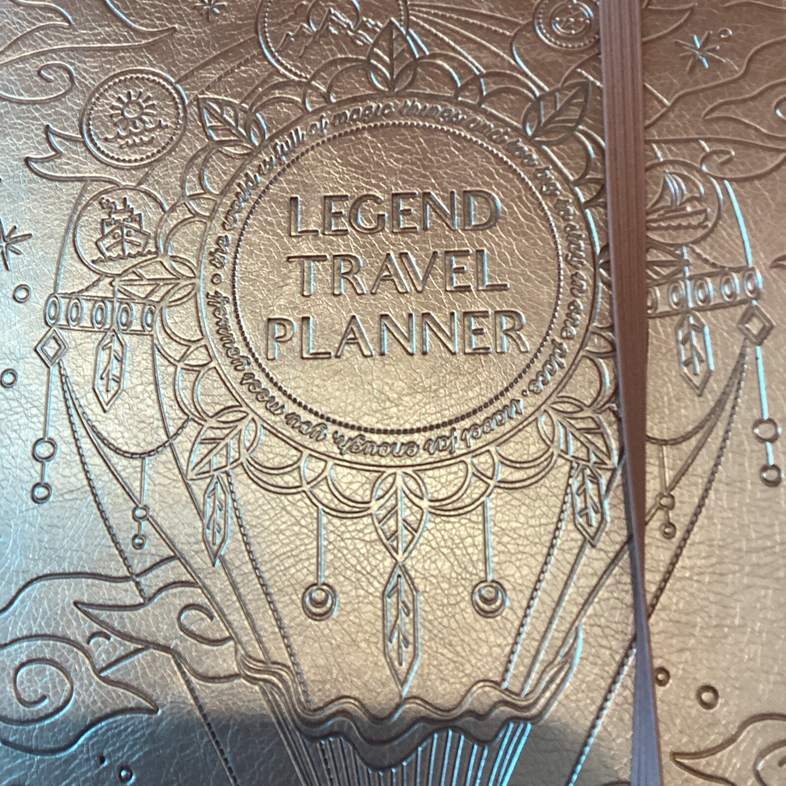 Legend Travel Planner Vacation Itinerary Organizer Journal Pink