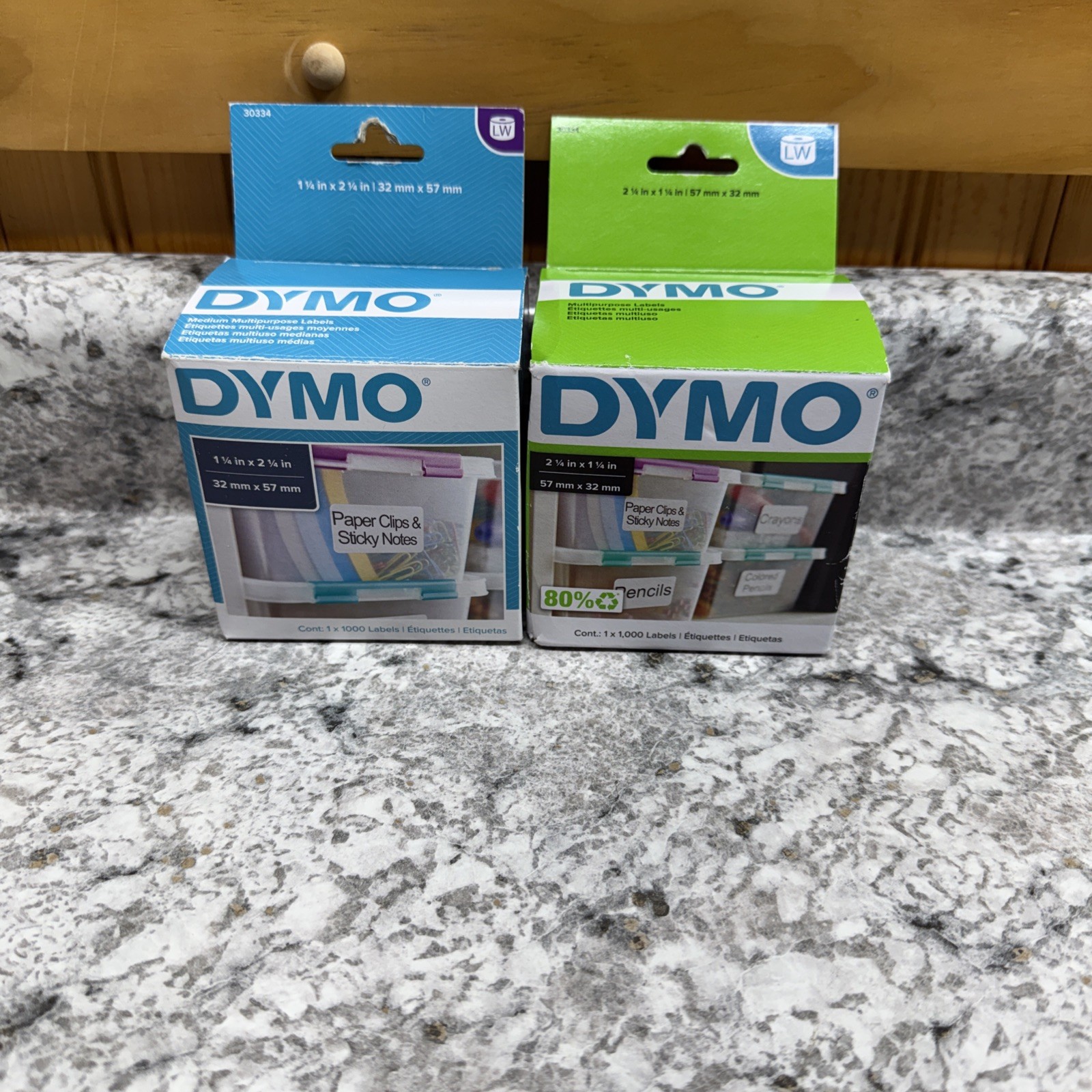 Dymo 30334 2-1/4″ x 1-1/4″ Multipurpose Labels Set of 2 1 New And 1 Used.