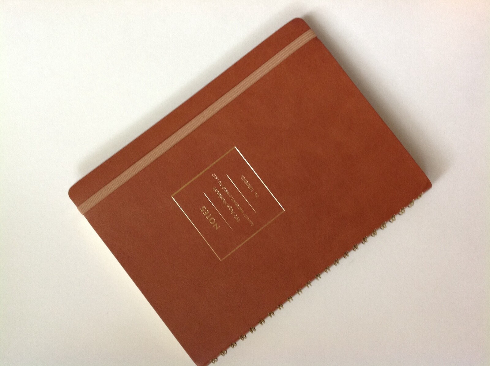New Fringe Notesmark Cognac Brown 192 Lined Pages Luxury 8 x 6 Inch Notebook