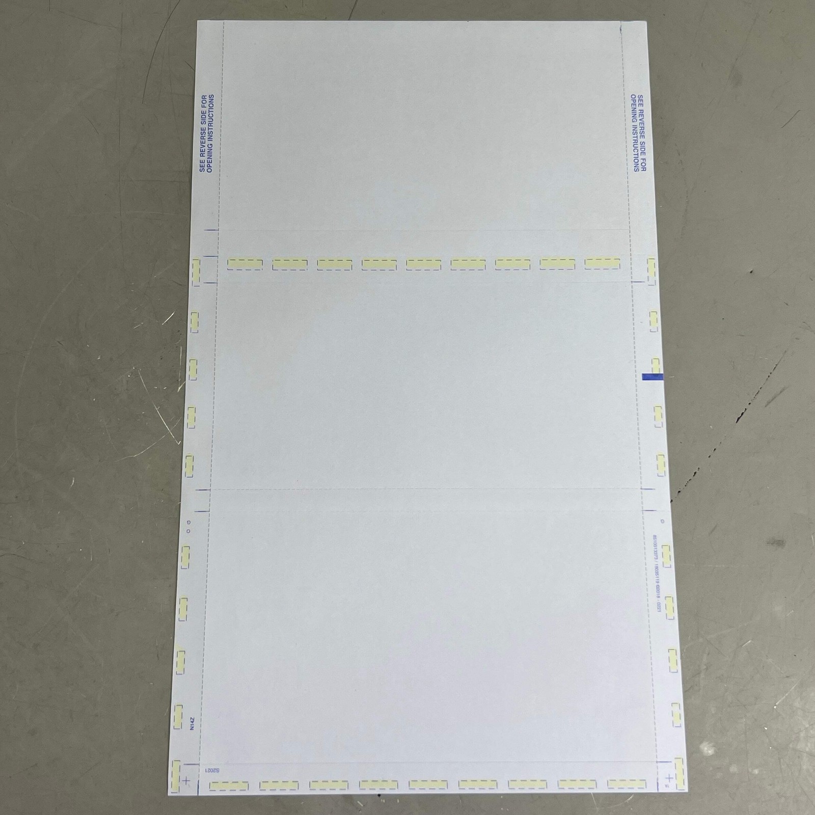 Check Paper (2000 Sheets) Sz 8.5″ W x 14″ L, White