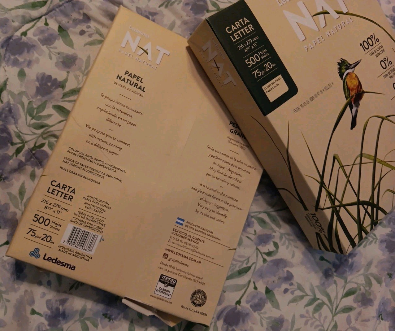 NEW Ledesma 8 Reams (4000pages)AllNatural Off White Copy/Fax/Printer Paper is a